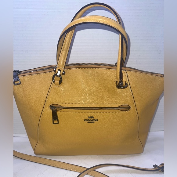 ❤️❤️❤️ New Coach Prairie satchel in polished pebble leather - Picture 2 of 14